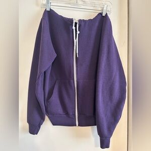 American Apparel Dark Purple Hoodie
